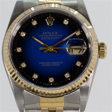 rolex quadrante degradè|Rolex Datejust 36 36mm Blue Degrade Diamond Dial .